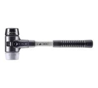 Halder 3723060 Rubber/TPE-Mid Soft-Face Mallet with Reinforced Cast Steel Housing, Multi-Colour, 60 mm