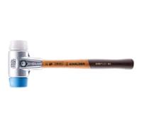 Halder HA3117050 Simplex Mallet with Aluminium Housing TPE-Soft Face White Plastic Inserts - 50mm Head