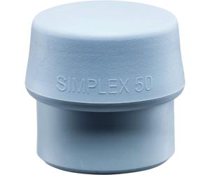 Halder HA3203050 Tpe-Mid (Grey) Non Marking Insert For Simplex Mallets 50mm