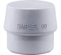 Halder 3203.060 SIMPLEX Replacement Head Grey Semihard TPE 140g 1pc