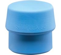 Halder AR3201.060, Soft Blue Rubber, ø=60 mm