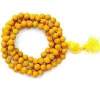 Haldi Jap Mala/Turmeric Beads/Haldi Mala/Bagalamukhi puja/Siddh Japa Mala 108 seads