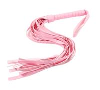 HALDILIGANER Whips 30" Leather Horse Crop, Red and Black Riding Crop Whip, Faux Leather Crop Whips, Leather Horse Crop Whip for Couples, Pink