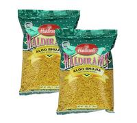 Haldiram Aloo Bhujia 200g Namkeen Tea Time Snacks Indian (Pack of 2)