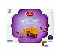 Haldiram Indian Sweets 300g Popular Indian Sweets For Every Occasions Rich Flavour/Dessert/Sweet Gifts/Festival/Celebrations Boxed Treatz (300g, Besan Burfi)