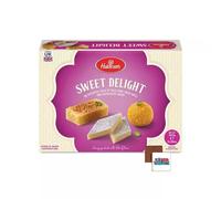 Haldiram Indian Sweets 300g Popular Indian Sweets For Every Occasions Rich Flavour/Dessert/Sweet Gifts/Festival/Celebrations Boxed Treatz (300g, Sweet Delight)