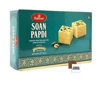 Haldiram Indian Sweets Soan Papdi 250g-500g Popular Indian Sweet For Every Occasions Rich Flavour/Dessert/Sweet Gifts/Festival/Celebrations Boxed Treatz (250g, Soan Papdi)