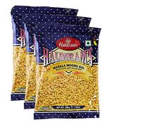 Haldiram Masala Moong Dal 200g (Pack of 3) - Crispy and Crunchy - Good Tea Time Snack - No Added Preservatives - Tasty and Light Snack