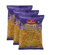 Haldiram Moong Dal 200g (Pack of 3) - Crispy and Crunchy - Good Tea Time Snack - Tasty and Light Snack