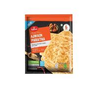 Haldiram-'S Ajwain Paratha 360g Authentic Indian Layered Flatbread Made with Wheat and Aromatic Carom Seeds Ready to Eat Product From India Pack of 1