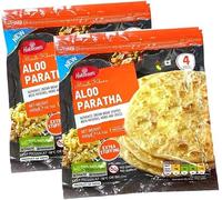 Haldiram-'S Aloo Paratha 400g Authentic Indian Stuffed Bread Ready to Eat Delicious Potato Filled Paratha Soft and Flavourful Flatbread Easy to Heat and Serve Pack of 2