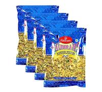 Haldiram’s Savory Snacks - Easy to Carry Anywhere - Crispy, Crunchy & Spicy - Delicious Indian Namkeen Snacks - Made With Authentic Taste - Enjoy At Tea Time (Haldiram Kashmiri Mixture, Pack of 4)
