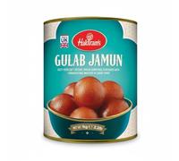Haldiram's Gulab Jamun, Deep Fried Soft Cottage Cheese Dumplings in Sugar Syrup, Traditional Indian Sweet, Tin, 1 kg