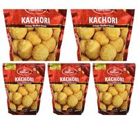 Haldiram's Kachori 200g (Pack of 5) | Crispy and Flavorful Indian Namkeen Snack | Crispy, Crunchy & Spicy | Treat for Every Occasions