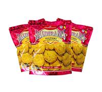 Haldiram's Mathri | 200g | Tea Time Snacks | Traditional Indian Snacks | Indian Origin | Indian Snack (Pack of 3)