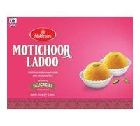 Haldirams Motichoor Ladoo 300g (Pack of 6) Popular Indian Sweets on Every Occasions Rich Flavour / Dessert / Sweet Gifts / Festival / Celebrations