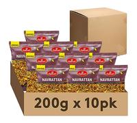 Haldirams Navrattan 200g, Indian Snacks & Savouries - Namkeen - (Pack of 10)