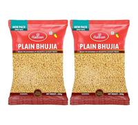 Haldiram's Plain Bhujia - 200g (Pack of 2) | Authentic Indian Snack | Crispy Gram Flour Sev | Perfect Tea-Time Savory