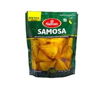 Haldiram's Samosa - 200g (Pack of 6) | Crispy & Spicy Mini Samosas | Authentic Indian Snack | Ready-to-Eat | Traditional Flavors in Every Bite