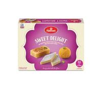 Haldiram's Sweet Delight 300g | Assorted Indian Sweets (Motichoor Ladoo, Milk Cake, and Kaju Katli) | Festive Treat | Authentic Taste | Ready to Eat