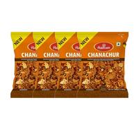Haldiram'S Sweet & Spicy snacks, Treat for Every Occasions, Crispy and Crunchy, Authentic Taste, Indian Savouries, Multiple Pack 200g (CHANA CHUR, PACK OF 4)