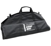 HALDORÁDÓ Black Carp Mat - Developed by Gábor Döme -Padded Fish Care Cradle with 80cm Measuring Scale & Safety Side Walls - 190D Quick-Dry Nylon Fishing Unhooking Mat