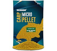 Haldorádó Ready Method Pellet - Champion Corn - 600g - Pre-Wetted Carp Fishing Micro Pellets for Method Feeder, Spomb and PVA Bags - Instant Use High Attraction Groundbait, 2.5mm