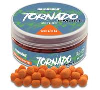 Haldorádó TORNADO Method Smoke Pellets - Melon Flavour - 6mm & 8mm Wafters - Fluorescent Green Visual Cloud - High Attract Method Feeder Hookbaits - 30g