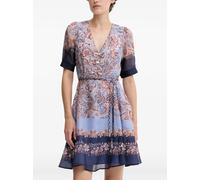 Hale Bob Aubrie floral-print mini dress - Blue XS-S-M-L-XL