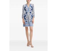 Hale Bob Avah V-neck printed dress - Blue XS-S-M-L