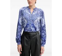 Hale Bob Marianna printed button top - Blue M-L