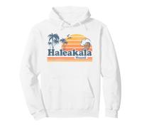 Haleakala Hawaii National Park Sunrise Viewing Hiking Retro Pullover Hoodie