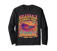 Haleakala National Park 70s Style Long Sleeve T-Shirt