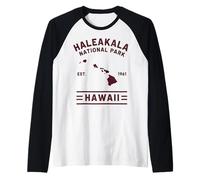 Haleakala National Park Hawaii Est 1961 Raglan Baseball Tee