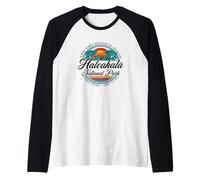 Haleakala National Park Hawaii USA Sunrise Viewing Hiking Raglan Baseball Tee