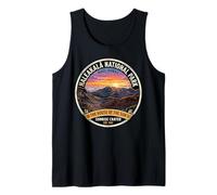 Haleakala National Park Maui Hawaii Vintage Sunrise Crater Tank Top