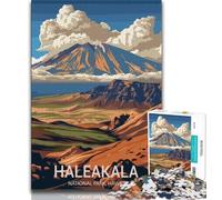 Haleakala National Park Poster 1000 Piece Jigsaw Puzzles for Teenagers,Learning Educational Toys Family Games Unique Birthday And Gifts 50x75cm