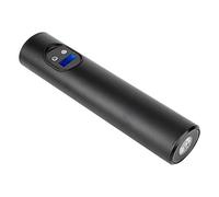 Halearo 12V Digital Tire Inflator Powerful Handheld Air Pump for Cars Bikes Motorcycles Black Aluminum Alloy (Black)