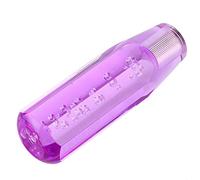 Halearo 15cm Crystal Shift Knob, Stylish Bubble Gear Lever for Manual Transmission Vehicles, Premium Acrylic Material, Direct Replacement (Violet)