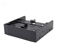 Halearo 2.5 Hard Drive Bracket 5.25 to Adapter for PC Floppy Bay Mounting Bracket with Screws for 6x HDD SSD or HDD