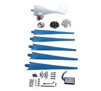 Halearo 200W Wind Generator Efficient 5 Blade Motor Kit for Off-Grid Energy Solutions Nylon 1. (DC12V)