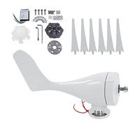 Halearo 200W Wind Generator Efficient Hybrid Kit with 6 Blades for Off-Grid Power Generation Nylon Fiber (DC24V)