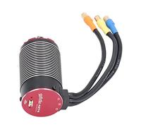 Halearo 2025KV RC Brushless Motor 4274 V2 High Torque Sensorless with Temperature Control for RC Cars Black and Red 4 Poles