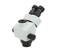 Halearo 3.5X-45X Zoom Stereo Microscope Head High Resolution Trinocular Microscope for Scientific Research Optical Glass