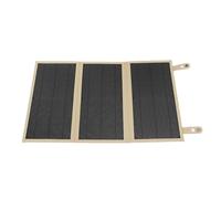 Halearo 30W 18V Solar Panel Charger Compact Fast Charging for Outdoor Camping - Portable Lightweight Monocrystalline Silicon (Khaki)
