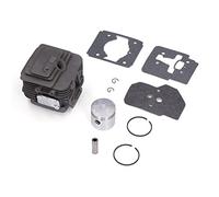 Halearo 37mm Cylinder Piston Gasket Rebuild Kit for TJ35E Brush Cutter - Durable Iron and Aluminum Parts for Long Lasting Use