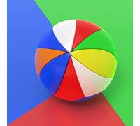 Halearo 3D Round Cube Toys for Kids, Smooth Turning Educational Toy for School and Home Use, Anti Stress Puzzle, Made of ABS Environmental Plastic, Size 6.6cm (Colorful)