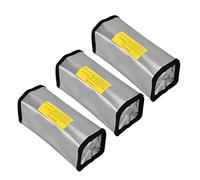 Halearo 3pcs Lipo Battery Guard Safe Bag Fireproof Durable Heat Resistant for Family Workshop
