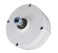 Halearo 48V Double Shaft Generator Compact Efficient 3 Phase AC Permanent Magnet Synchronous Motor for Wind Turbine 14 X 14cm (200W)