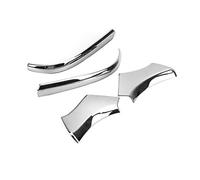 Halearo 4Pcs Rearview Mirror Strip, Durable Anti-Collision Trim for Harrier/Venza XU80 2020 2021, ABS Material, Easy Installation